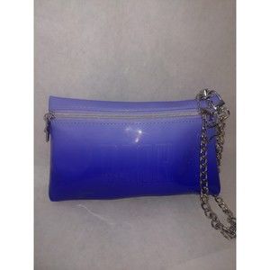 Christian Dior Wristlet Wallet Clutch Blue Ombre Cosmetic Pouch